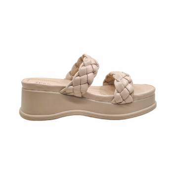 JSN5002 TRACCE Braided Strap Chunky Platform Wedge Sandals