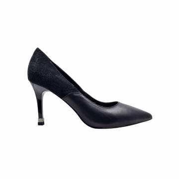QH8809 Pointed Toes Upper Leather Pump Shoes